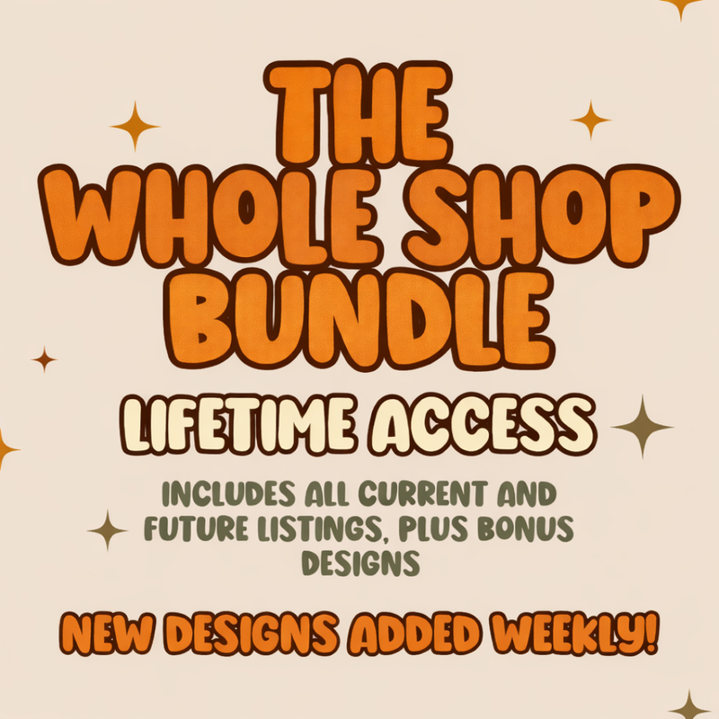 Cross Stitch Pattern Bundle, Whole Shop Lifetime Access